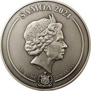 Samoa 25 Dollars (Hogwarts Castle) SAMOA 2021 IRB 1 KG AG 999 25 DOLLARS coin obverse Samoa 25 Dollars (Hogwarts Castle) SAMOA 2021 IRB 1 KG AG 999 25 DOLLARS coin obverse