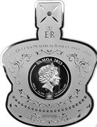 Samoa 25 Dollars (Imperial State Crown) SAMOA 2023 25 DOLLARS IRB 1006 G AG 999 THE QUEEN'S PLATINUM JUBILEE 1952-2022 coin obverse Samoa 25 Dollars (Imperial State Crown) SAMOA 2023 25 DOLLARS IRB 1006 G AG 999 THE QUEEN'S PLATINUM JUBILEE 1952-2022 coin obverse