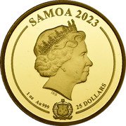 Samoa 25 Dollars Road Runner 2023 SAMOA 2023 IRB 1 OZ AU999 25 DOLLARS coin obverse Samoa 25 Dollars Road Runner 2023 SAMOA 2023 IRB 1 OZ AU999 25 DOLLARS coin obverse