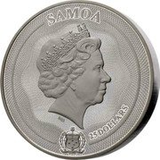 Samoa 25 Dollars (Sunflower) SAMOA IRB 25 DOLLARS coin obverse Samoa 25 Dollars (Sunflower) SAMOA IRB 25 DOLLARS coin obverse