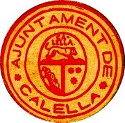 Spain 5 Centimos (Calella) AJUNTAMENT DE CALELLA coin obverse Spain 5 Centimos (Calella) AJUNTAMENT DE CALELLA coin obverse