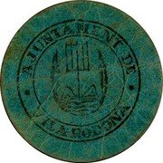 Spain 5 Centimos (Vila-Rodona) AJUNTAMENT DE VILA-RODONA coin reverse Spain 5 Centimos (Vila-Rodona) AJUNTAMENT DE VILA-RODONA coin reverse