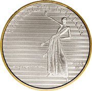 Italy 5 Euro (Giorgio Armani Sketch 1) REPUBBLICA ITALIANA 2023 AM coin obverse Italy 5 Euro (Giorgio Armani Sketch 1) REPUBBLICA ITALIANA 2023 AM coin obverse