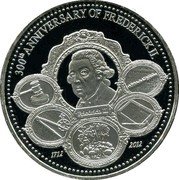 Samoa 5 Tala Frederick II. 300th Anniversary 2012 Proof KM# 269 300TH ANNIVERSARY OF FREDERICK II 1712 2012 coin reverse Samoa 5 Tala Frederick II. 300th Anniversary 2012 Proof KM# 269 300TH ANNIVERSARY OF FREDERICK II 1712 2012 coin reverse
