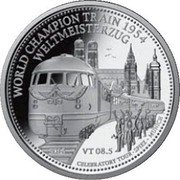 Samoa 5 Tala World Champion Train 2012 Proof KM# 268 WORLD CHAMPION TRAIN 1954 WELTMEISTERZUG VT 08.5 CELEBRATORY TOUR: SPIEZ-MÜNICH coin reverse Samoa 5 Tala World Champion Train 2012 Proof KM# 268 WORLD CHAMPION TRAIN 1954 WELTMEISTERZUG VT 08.5 CELEBRATORY TOUR: SPIEZ-MÜNICH coin reverse