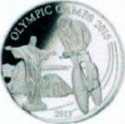 Samoa 5 Tala 2016 Olympics. Cycling 2013 Proof KM# 232 2013 OLYMPIC GAMES 2016 coin reverse Samoa 5 Tala 2016 Olympics. Cycling 2013 Proof KM# 232 2013 OLYMPIC GAMES 2016 coin reverse