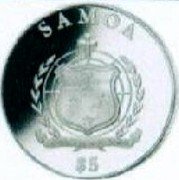 Samoa 5 Tala August Borsig 2014 Proof KM# 272 SAMOA $5 coin obverse Samoa 5 Tala August Borsig 2014 Proof KM# 272 SAMOA $5 coin obverse