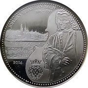 Samoa 5 Tala Johann Sebastian Bach 2014 Proof KM# 271 JOHANN SEBASTIAN BACH 1685-1750 2014 coin reverse Samoa 5 Tala Johann Sebastian Bach 2014 Proof KM# 271 JOHANN SEBASTIAN BACH 1685-1750 2014 coin reverse