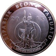 Vanuatu 5 Vatu Cats. Japanese Bobtail 2015  KM# 125 RIPABLIK BLONG VANUATU 20 15 LONG GOD YUMI STANAP coin obverse Vanuatu 5 Vatu Cats. Japanese Bobtail 2015  KM# 125 RIPABLIK BLONG VANUATU 20 15 LONG GOD YUMI STANAP coin obverse