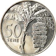 Samoa 50 Sene Tanumafili II 2006 KM# 134 50 SENE JB coin reverse Samoa 50 Sene Tanumafili II 2006 KM# 134 50 SENE JB coin reverse