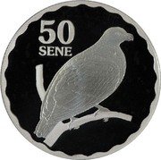 Samoa 50 Sene Columbidae 2011 Proof KM# 170a 50 SENE coin reverse