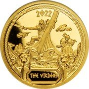 Samoa 50 Tala (Vikings) THE VIKINGS 2022 coin reverse