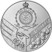 Niue 80 Dollars (Charles III Czech Lion) PUBLIC SEAL OF NIUE ATUA NIUE TUKULAGI 80 DOLLARS 2023 CM coin obverse Niue 80 Dollars (Charles III Czech Lion) PUBLIC SEAL OF NIUE ATUA NIUE TUKULAGI 80 DOLLARS 2023 CM coin obverse