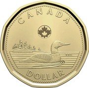 Canada Dollar Transition Obverse Loon 2023 BU CANADA DOLLAR 2023 coin reverse Canada Dollar Transition Obverse Loon 2023 BU CANADA DOLLAR 2023 coin reverse