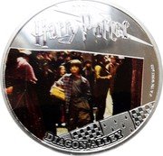 Samoa Half Dollar Diagon Alley 2021  Prooflike 2021 HARRY POTTER © & TM WBEI (S21) DIAGON ALLEY coin reverse Samoa Half Dollar Diagon Alley 2021  Prooflike 2021 HARRY POTTER © & TM WBEI (S21) DIAGON ALLEY coin reverse