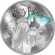 Samoa Half Dollar Harry Potter - Albus Dumbledore 2020  Proof 2020 HARRY POTTER ALBUS DUMBLEDORE TM & © WBEI (S19) coin reverse Samoa Half Dollar Harry Potter - Albus Dumbledore 2020  Proof 2020 HARRY POTTER ALBUS DUMBLEDORE TM & © WBEI (S19) coin reverse