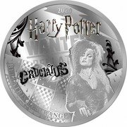 Samoa Half Dollar Harry Potter - Bellatrix Lestrange 2020  Proof 2020 HARRY POTTER WANTED BELLAT CRUCIATUS BELLATRIX LESTRANGE TM & © WBEI (S19) coin reverse