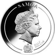 Samoa Half Dollar (Harry Potter - Slytherin's Crest) SAMOA IRB HALF DOLLAR coin obverse