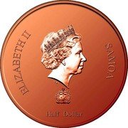 Samoa Half Dollar Hygieia 2020 IRB ELIZABETH II SAMOA HALF DOLLAR coin obverse Samoa Half Dollar Hygieia 2020 IRB ELIZABETH II SAMOA HALF DOLLAR coin obverse