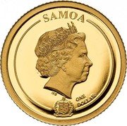 Samoa One Dollar Save the Ocean - Starfish 2020 IRB SAMOA 2020 ONE DOLLAR coin obverse