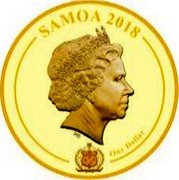 Samoa One Dollar (The Beyer's and Holterman Specimen) SAMOA 2018 ONE DOLLAR coin obverse Samoa One Dollar (The Beyer's and Holterman Specimen) SAMOA 2018 ONE DOLLAR coin obverse