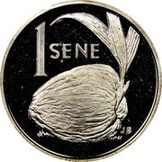 Samoa Sene Tanumafili II 1974 Proof KM# 12a 1 SENE JB coin reverse Samoa Sene Tanumafili II 1974 Proof KM# 12a 1 SENE JB coin reverse