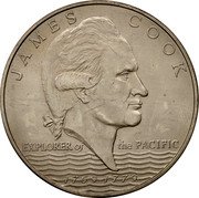 Samoa Tala Tanumafili II James Cook 1970 KM# 9 JAMES COOK EXPLORER OF THE PACIFIC 1769-1779 coin reverse Samoa Tala Tanumafili II James Cook 1970 KM# 9 JAMES COOK EXPLORER OF THE PACIFIC 1769-1779 coin reverse