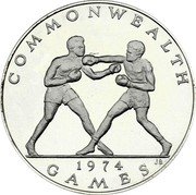 Samoa Tala Tanumafili II Commonwealth Games 1974 Proof KM# 18a COMMONWEALTH 1974 GAMES coin reverse Samoa Tala Tanumafili II Commonwealth Games 1974 Proof KM# 18a COMMONWEALTH 1974 GAMES coin reverse