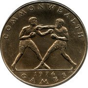 Samoa Tala Tanumafili II Commonwealth Games 1974 KM# 18 COMMONWEALTH 1974 GAMES coin reverse Samoa Tala Tanumafili II Commonwealth Games 1974 KM# 18 COMMONWEALTH 1974 GAMES coin reverse