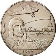 Samoa Tala Lindbergh flight 1977 KM# 26 LINDBERGH FLIGHT 1927 JB 1977 coin reverse Samoa Tala Lindbergh flight 1977 KM# 26 LINDBERGH FLIGHT 1927 JB 1977 coin reverse