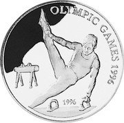 Samoa Tala Tanumafili II XXVI Summer Olympics 1996 KM# 112 OLYMPIC GAMES 1996 1996 coin reverse Samoa Tala Tanumafili II XXVI Summer Olympics 1996 KM# 112 OLYMPIC GAMES 1996 1996 coin reverse