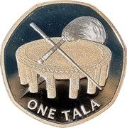 Samoa One Tala Kava Bowl 2011 Proof KM# 171a ONE TALA coin reverse Samoa One Tala Kava Bowl 2011 Proof KM# 171a ONE TALA coin reverse