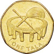 Samoa Tala Tui Atua Tupua Tamasese Efi 2011 KM# 171 ONE TALA coin reverse Samoa Tala Tui Atua Tupua Tamasese Efi 2011 KM# 171 ONE TALA coin reverse