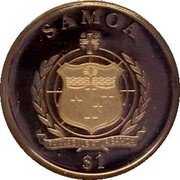 Samoa Tala The Brothers Grimm 2012 Proof KM# 257 SAMOA $1 coin obverse