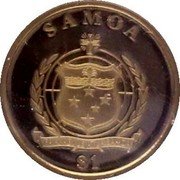 Samoa Tala Copernicus 2013 Proof KM# 234 SAMOA $1 coin obverse Samoa Tala Copernicus 2013 Proof KM# 234 SAMOA $1 coin obverse