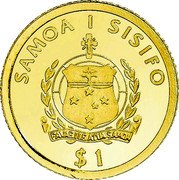 Samoa Tala Maya Calendar 2008 Proof KM# 180 SAMOA I SISIFO $1 FA'AVAE I LE ATUA SAMOA coin obverse Samoa Tala Maya Calendar 2008 Proof KM# 180 SAMOA I SISIFO $1 FA'AVAE I LE ATUA SAMOA coin obverse