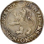 Netherlands 1 Daalder Holland Province Standard Coinage CONFIDENS DNO NON MOVETVR coin reverse Netherlands 1 Daalder Holland Province Standard Coinage CONFIDENS DNO NON MOVETVR coin reverse