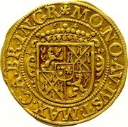 Netherlands 1 Ducat (Jobst Maximilian) KM# 14 MO NO AV IVST MAX C A BR IN GR 6 4 coin obverse Netherlands 1 Ducat (Jobst Maximilian) KM# 14 MO NO AV IVST MAX C A BR IN GR 6 4 coin obverse
