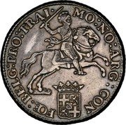 Netherlands 1 Ducaton (Piedfort of 3/2 weight) MO NO ARG CON FŒ BELG PRO TRAI coin obverse