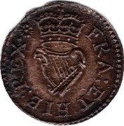 UK 1 Farthing James I. Type 2 ND ND (no date) KM# 51a FRA ET HIB REX coin reverse UK 1 Farthing James I. Type 2 ND ND (no date) KM# 51a FRA ET HIB REX coin reverse