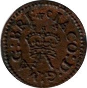 UK 1 Farthing James I. Type 3 ND KM# 51b IACO D G MAG BRIT coin obverse UK 1 Farthing James I. Type 3 ND KM# 51b IACO D G MAG BRIT coin obverse