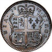 USA 1 Penny (George III) VIRGI NIA. 1773. coin reverse USA 1 Penny (George III) VIRGI NIA. 1773. coin reverse