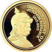 Samoa 1 Tala 200th Birthday of Otto von Bismarck 2015 200TH BIRTHDAY OF OTTO VON BISMARCK 1815-2015 coin reverse Samoa 1 Tala 200th Birthday of Otto von Bismarck 2015 200TH BIRTHDAY OF OTTO VON BISMARCK 1815-2015 coin reverse