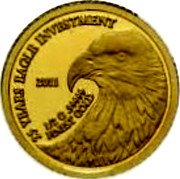 Samoa 1 Tala (25 Years Eagle Investment) 25 YEARS EAGLE INVESTMENT 2011 1/2 G .99999 FINEST GOLD coin reverse Samoa 1 Tala (25 Years Eagle Investment) 25 YEARS EAGLE INVESTMENT 2011 1/2 G .99999 FINEST GOLD coin reverse