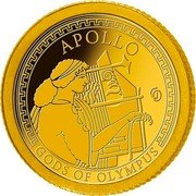 Samoa 1 Tala (Apollo) APOLLO GO GODS OF OLYMPUS coin reverse