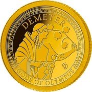 Samoa 1 Tala (Demeter) DEMETER GO GODS OF OLYMPUS coin reverse