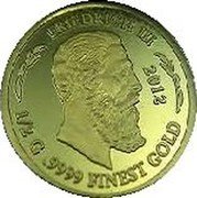 Samoa 1 Tala (Friedrich III) FRIEDRICH III 2012 1/2 G .9999 FINEST GOLD coin reverse Samoa 1 Tala (Friedrich III) FRIEDRICH III 2012 1/2 G .9999 FINEST GOLD coin reverse