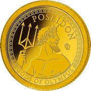 Samoa 1 Tala (Poseidon) POSEIDON GO GODS OF OLYMPUS coin reverse