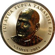 Samoa 1 Tala Red Ginger 2013  TUI ATUA TUPUA TAMASESE EFI SAMOA 2013 coin obverse Samoa 1 Tala Red Ginger 2013  TUI ATUA TUPUA TAMASESE EFI SAMOA 2013 coin obverse