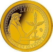 Samoa 1 Tala (Zeus) ZEUS GO GODS OF OLYMPUS coin reverse